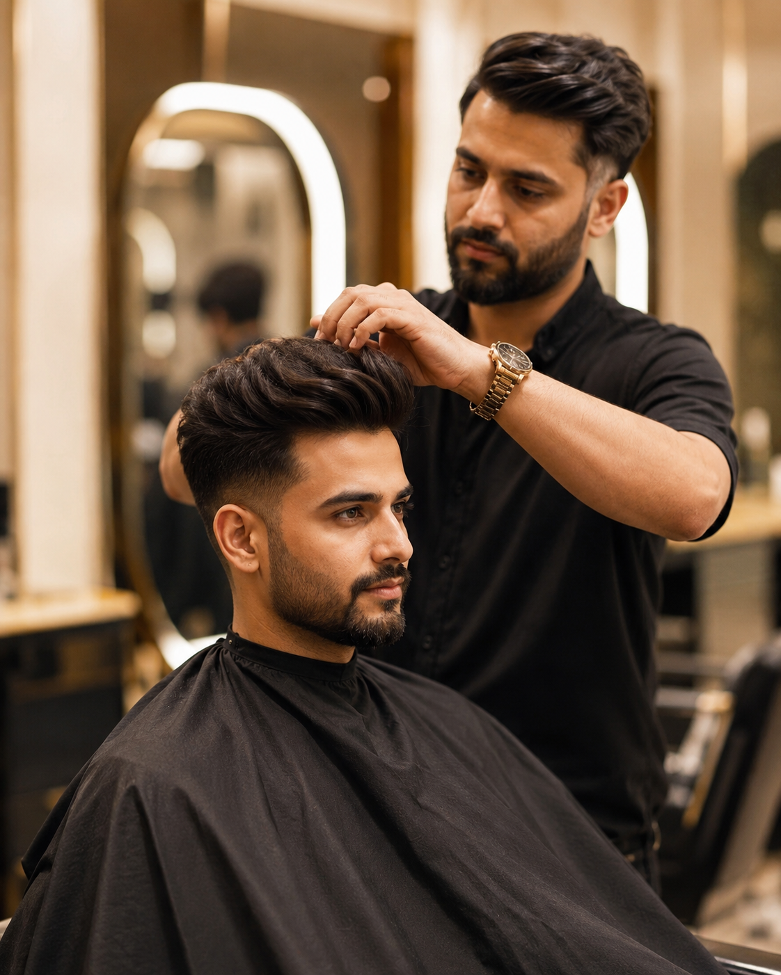 Premium haircut service